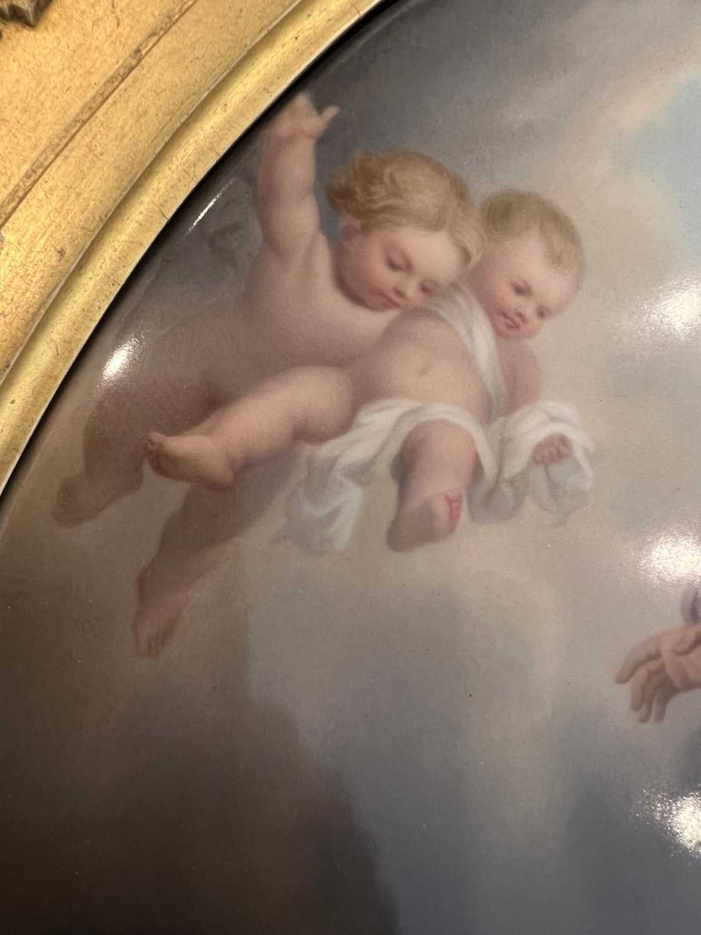 KPM PORCELAIN: A FINE AND LARGE LATE 19TH CENTURY PLAQUE DEPICTING THE MADONNA AND CHILD - Image 4 of 8