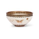 A MEIJI PERIOD JAPANESE SATSUMA EARTHENWARE BOWL