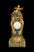 SORMANI, PARIS: AN IMPORTANT LATE 19TH CENTURY ORMOLU AND MARBLE MANTEL CLOCK