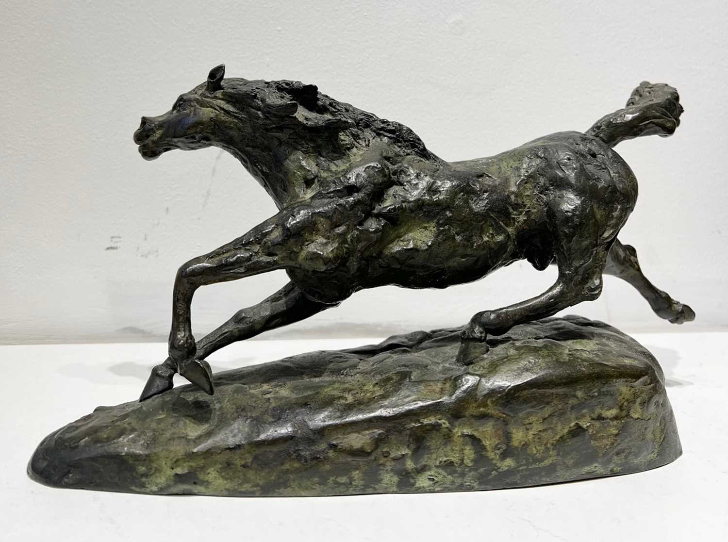 WILLIAM HAYTER (BRITISH, C.1937-2010): A BRONZE MODEL OF A HORSE - Image 2 of 5