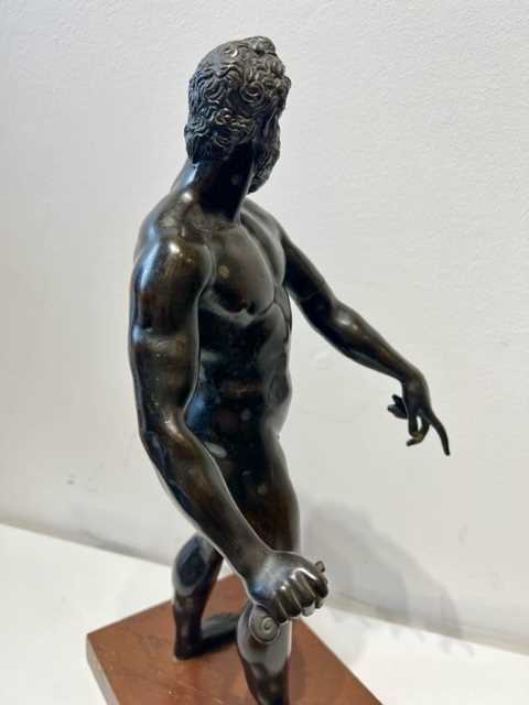 AN 18TH / 19TH CENTURY BRONZE FIGURE OF MARS AFTER GIAMBOLOGNA (ITALIAN, 1529-1608) - Image 8 of 13