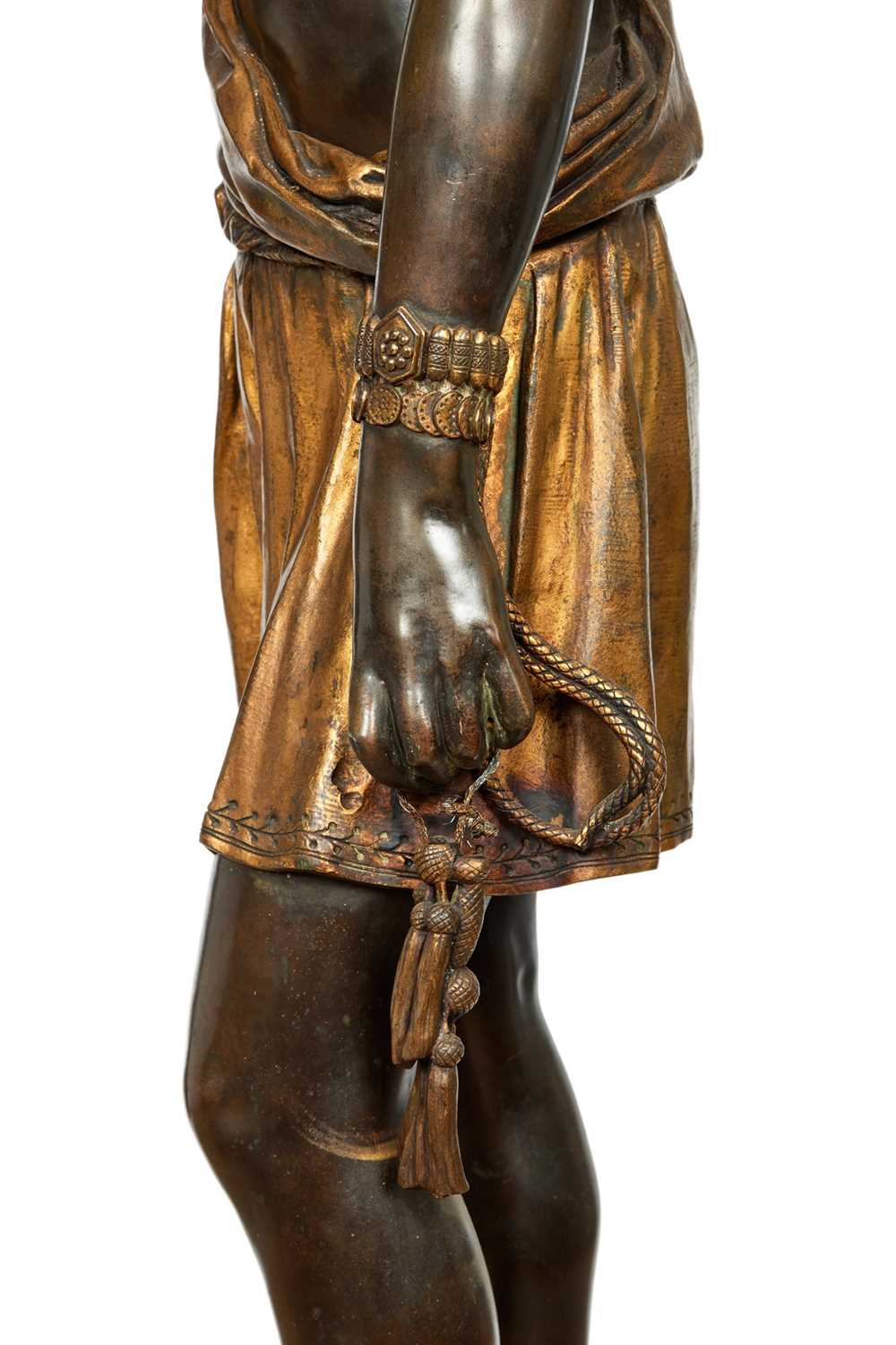 GRAUX-MARLY, PARIS: A 19TH CENTURY LIFE-SIZE ORIENTALIST BRONZE OF A NUBIAN WATER CARRIER - Image 5 of 5