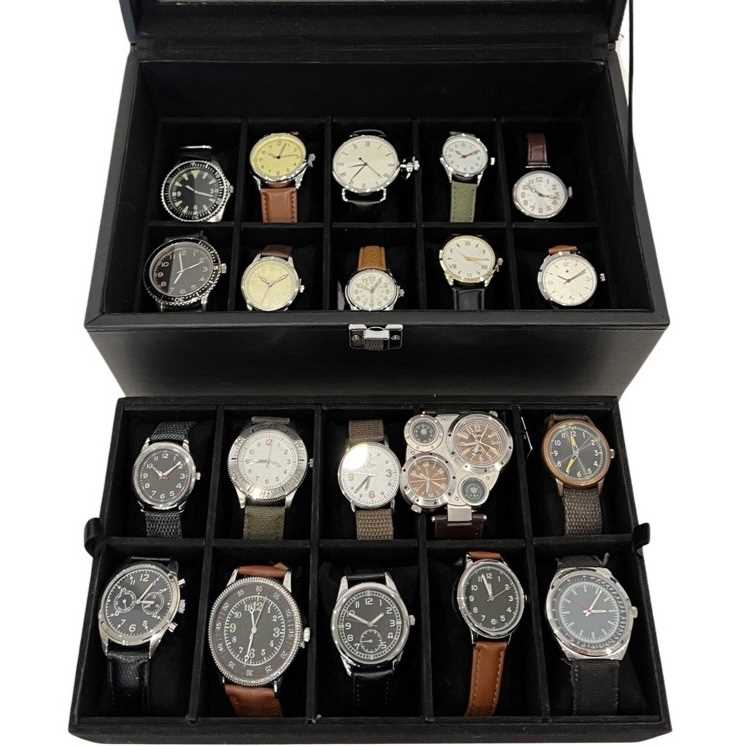 A COLLECTION OF TWENTY MODERN WRISTWATCHES