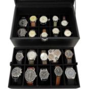 A COLLECTION OF TWENTY MODERN WRISTWATCHES