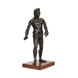 AN 18TH / 19TH CENTURY BRONZE FIGURE OF MARS AFTER GIAMBOLOGNA (ITALIAN, 1529-1608)