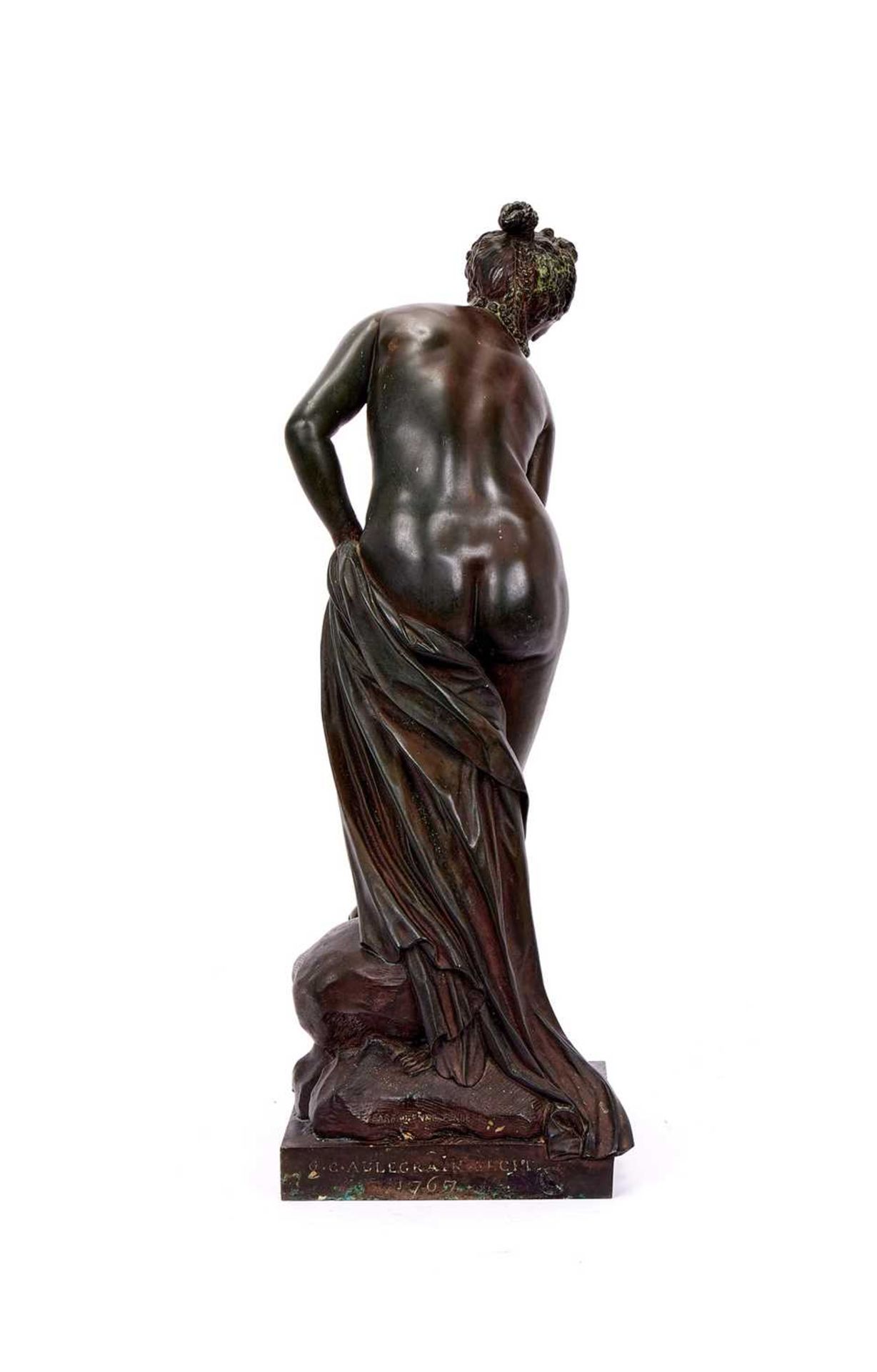 BARBEDIENNE: A 19TH CENTURY BRONZE OF VENUS AFTER ALLEGRAIN (FRENCH, 1710-1795) - Image 3 of 3