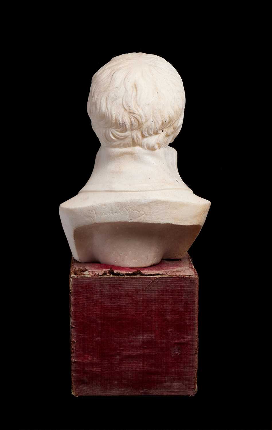 A 19TH CENTURY MARLBE BUST OF NAPOLEON AFTER LOUIS-SIMON BOIZOT - Image 4 of 4