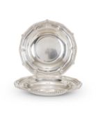 PAUL STORR: A PAIR OF REGENCY SILVER SERVING DISHES, LONDON, 1815, WITH BURDETT-COUTTS CREST