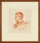 PORTRAIT OF GEORGE FRAMPTON, R.A. (1860-1928) BY SYDNEY SEYMOUR LUCAS, R.A. (BRITISH, 1849-1923)