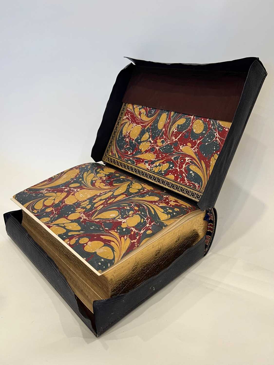 A 19TH CENTURY FAMILY BIBLE IN OAK BOX - Image 6 of 6