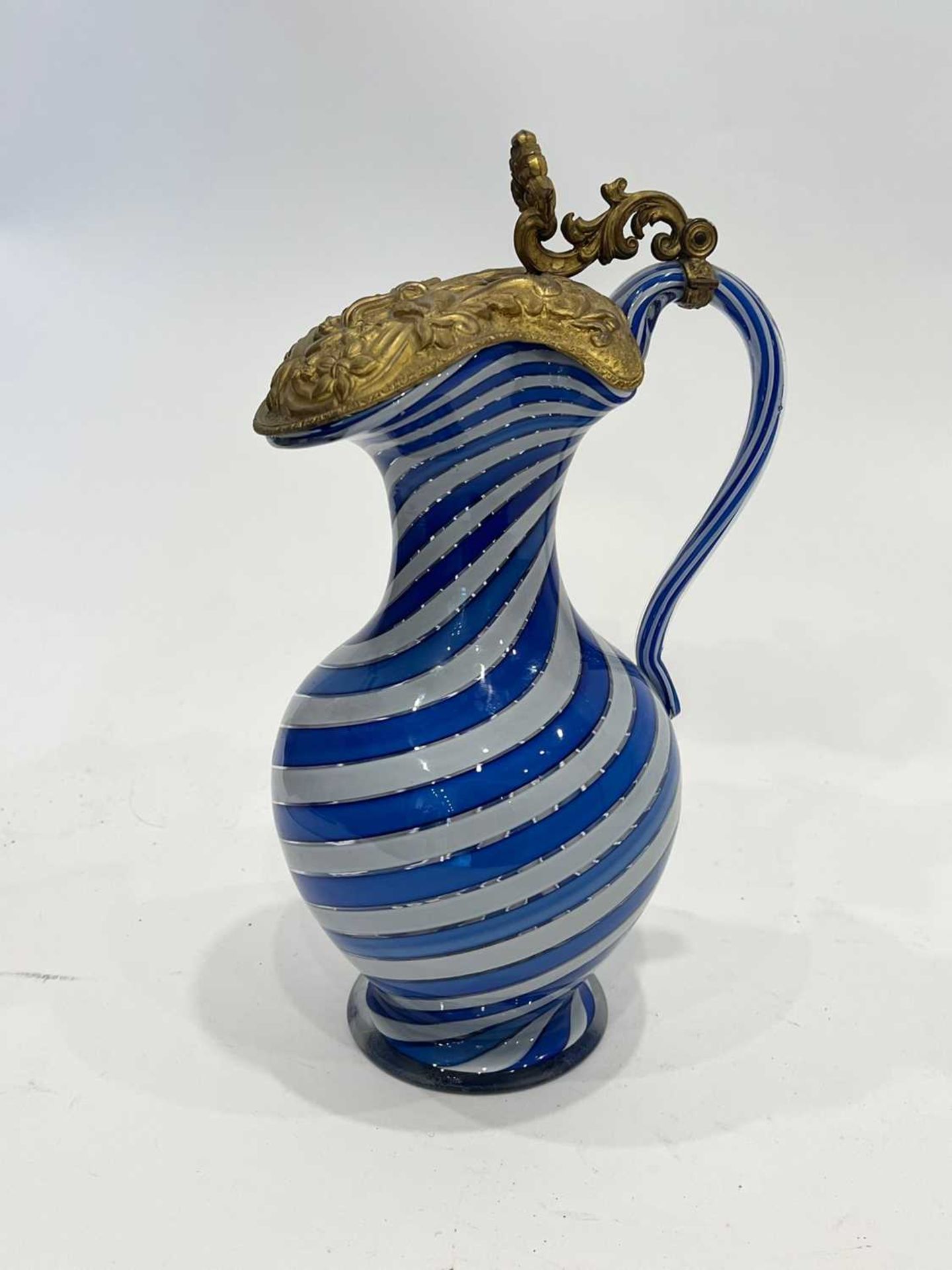 FOR THE PERSIAN / OTTOMAN MARKET : A LATE 19TH CENTURY FRENCH GLASS EWER - Image 9 of 12