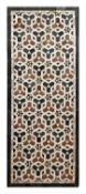 A 15TH / 17TH CENTURY OTTOMAN / MAMLUK GEOMETRIC MARBLE MOSAIC WALL PANEL, EGYPT