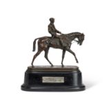 PIERRE JULES MÊNE (1810-1879): A BRONZE MODEL OF 'VAINQUEUR DU DERBY'