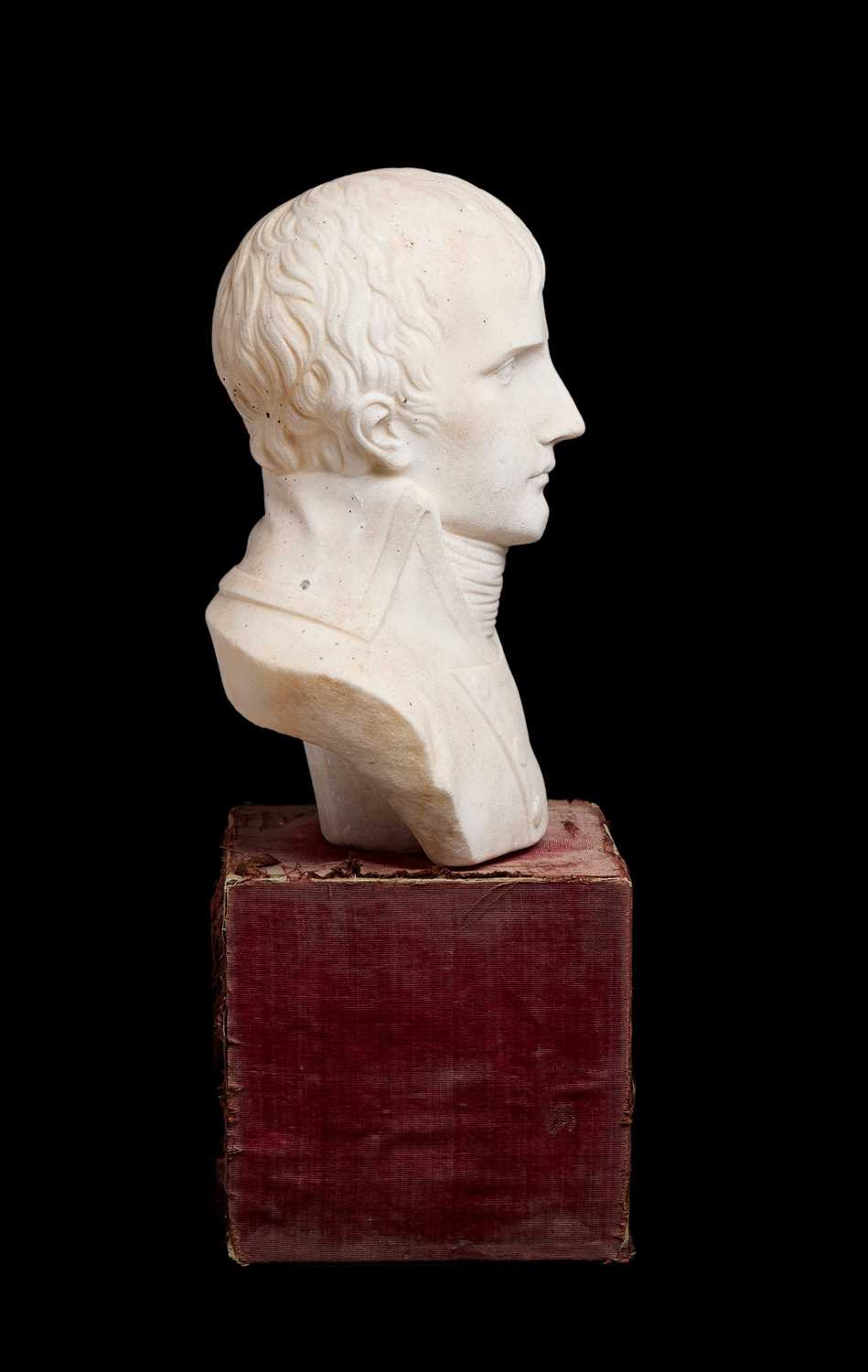 A 19TH CENTURY MARLBE BUST OF NAPOLEON AFTER LOUIS-SIMON BOIZOT - Image 3 of 4