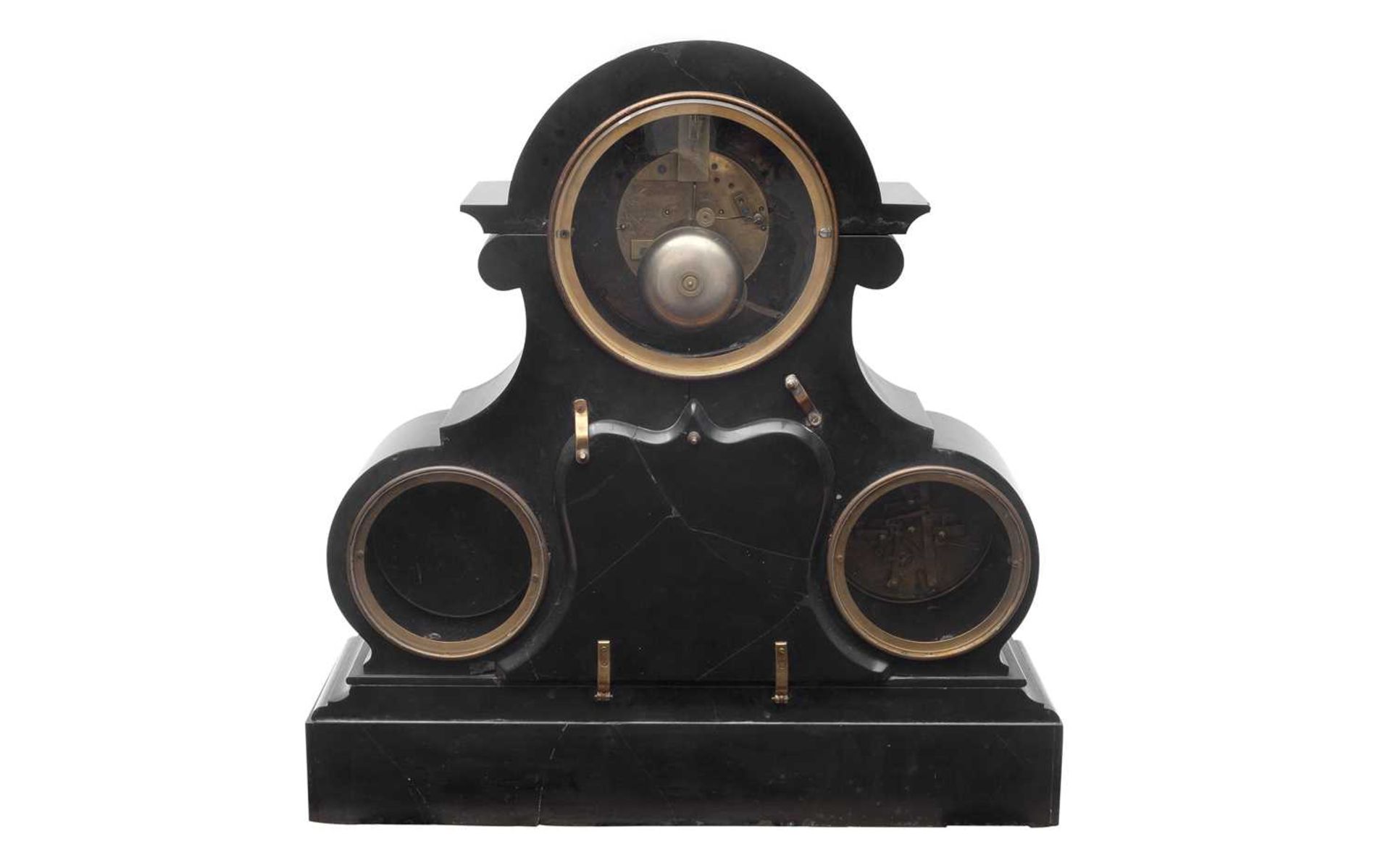 AN IMPRESSIVE 19TH CENTURY FRENCH PERPETUAL CALENDAR CLOCK WITH MOONPHASE AND BAROMETER - Image 2 of 6