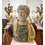 AFTER THE ANTIQUE: A LIFE-SIZE BUST OF ROMAN EMPEROR LUCIUS AELIUS