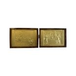 JOHN HENNING (SCOTTISH, 1771-1851): A PAIR OF PLASTER PLAQUES AFTER RAPHAEL