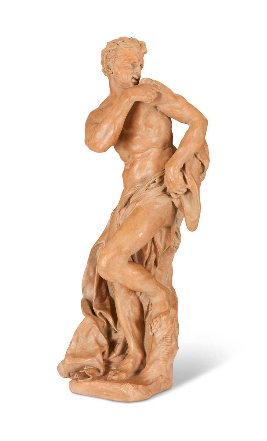 AFTER PIERRE PUGET (1620-1694): A PLASTER FIGURE OF LE FAUNE