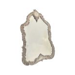 AN EARLY 20TH CENTURY FRENCH SILVER TOILETTE MIRROR BY MOUTOT, PARIS, DATED 1906