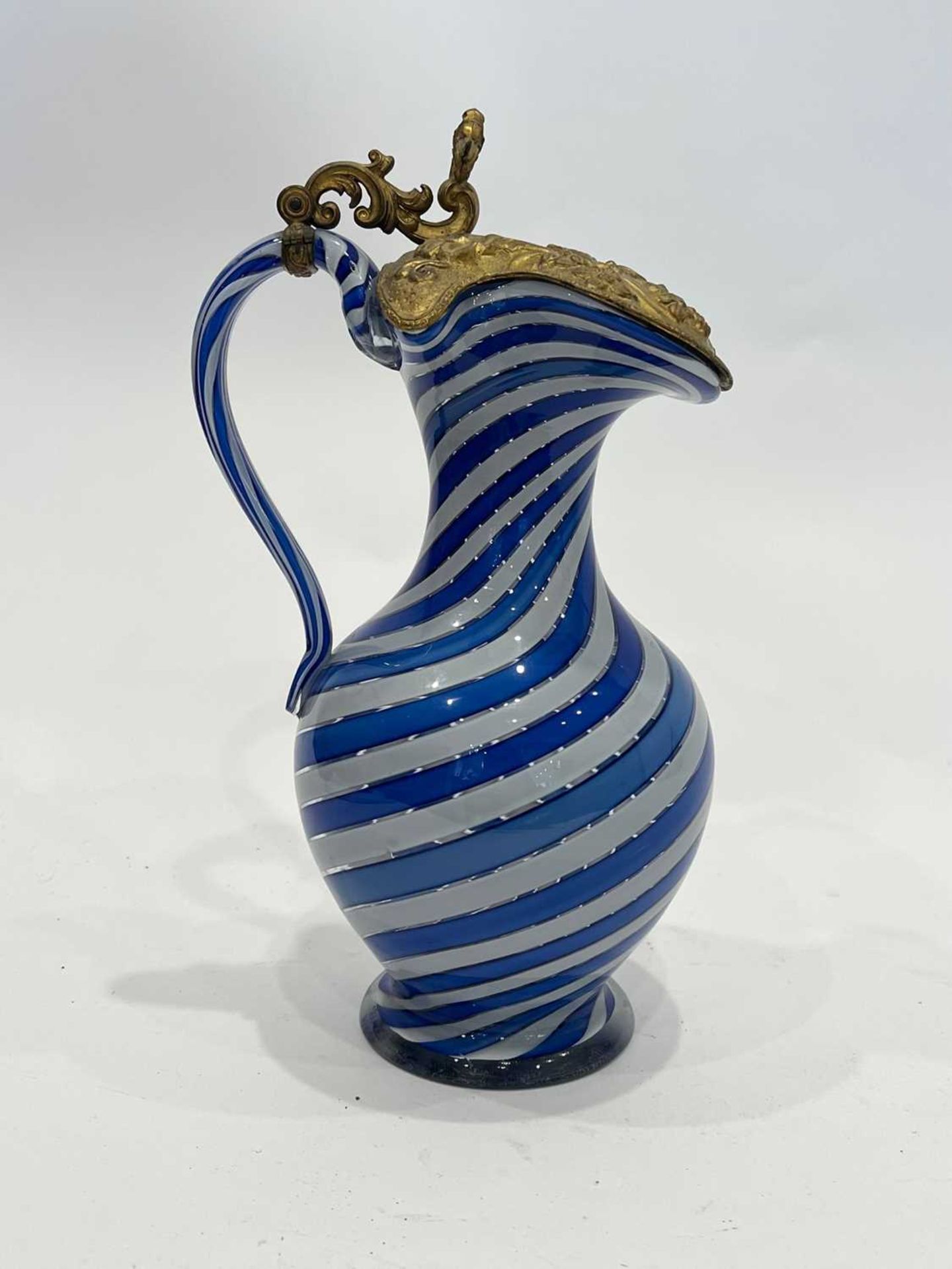 FOR THE PERSIAN / OTTOMAN MARKET : A LATE 19TH CENTURY FRENCH GLASS EWER - Image 11 of 12