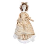 AN 18TH CENTURY STYLE WOODEN DOLL