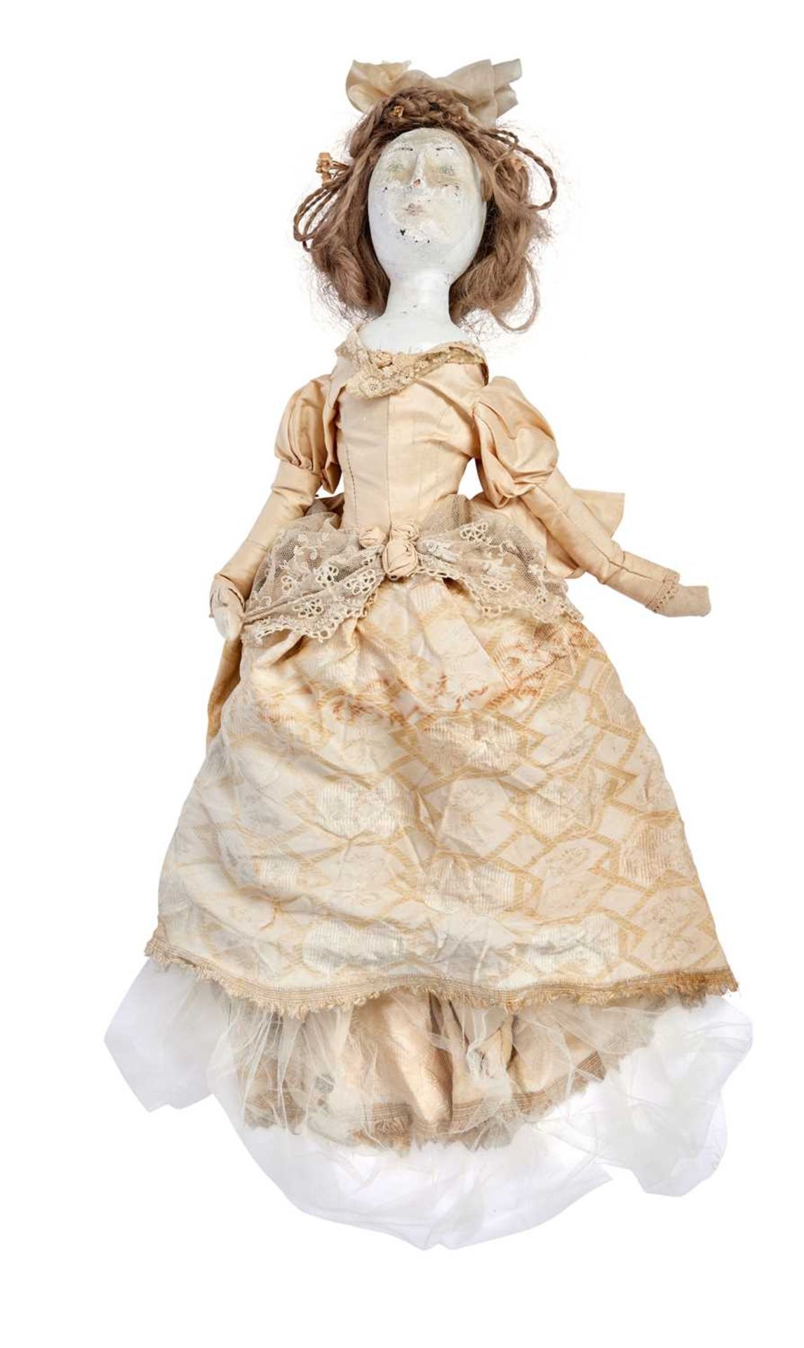 AN 18TH CENTURY STYLE WOODEN DOLL