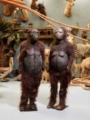 'WALKING WITH CAVEMEN': TWO PROSTHETIC SUITS MADE FOR THE BBC TV SERIES