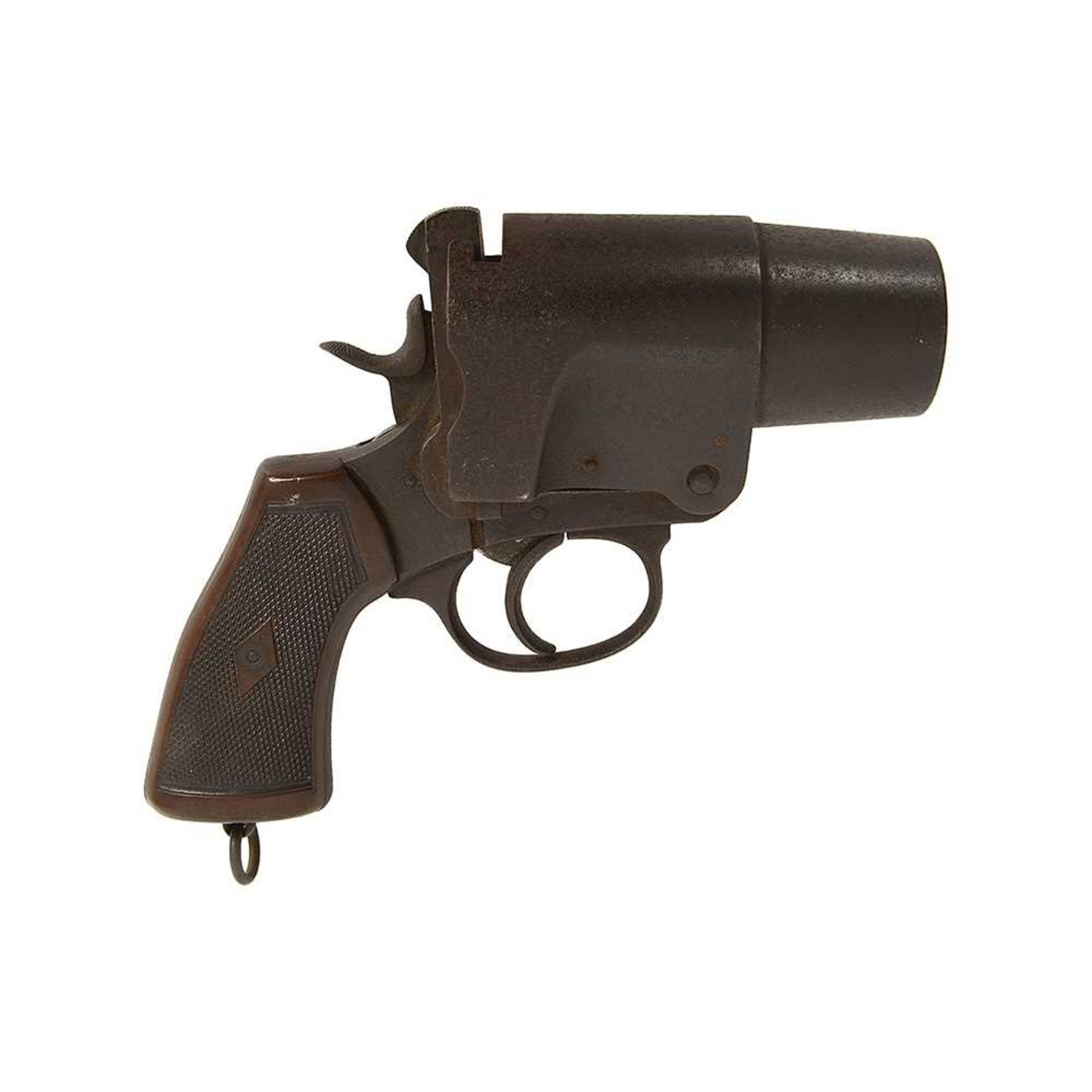 A WWI WEBLEY & SCOTT MK 1 SIGNAL PISTOL OR FLARE GUN DATED 1918 - Bild 2 aus 6