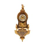 A FINE 1740'S LOUIS XV PERIOD BOULLE BRACKET CLOCK WITH COURONNE POINCON MARK