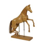 AN ARTIST'S LAY FIGURE OF A HORSE