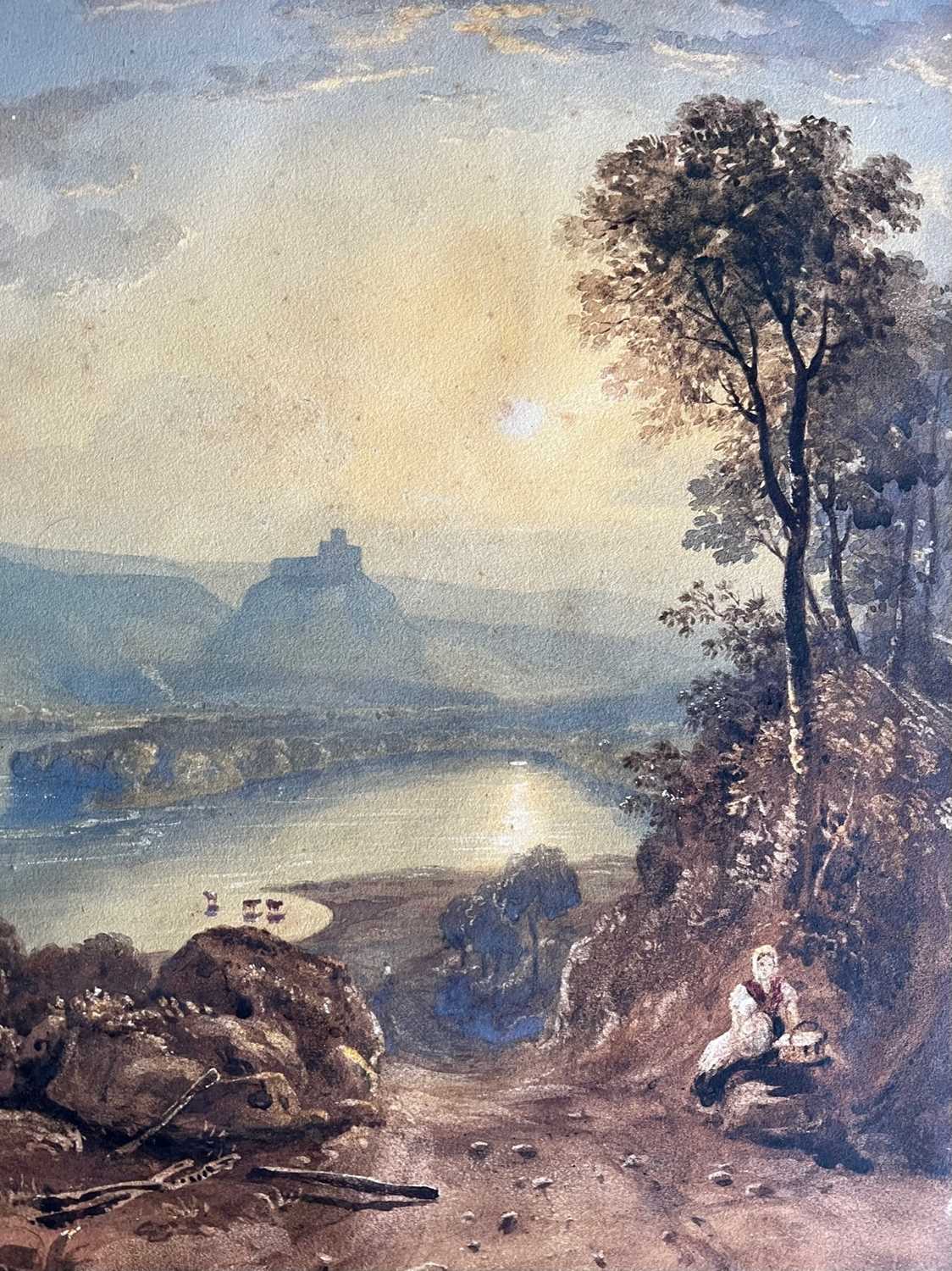 ONCE ATTRIBUTED TO J.M.W. TURNER: A WATERCOLOUR OF LAKE AVERNUS - Bild 15 aus 19