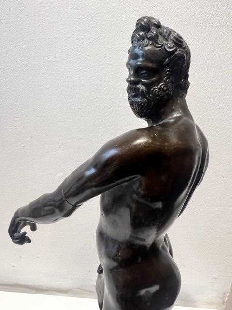 AN 18TH / 19TH CENTURY BRONZE FIGURE OF MARS AFTER GIAMBOLOGNA (ITALIAN, 1529-1608) - Image 11 of 13