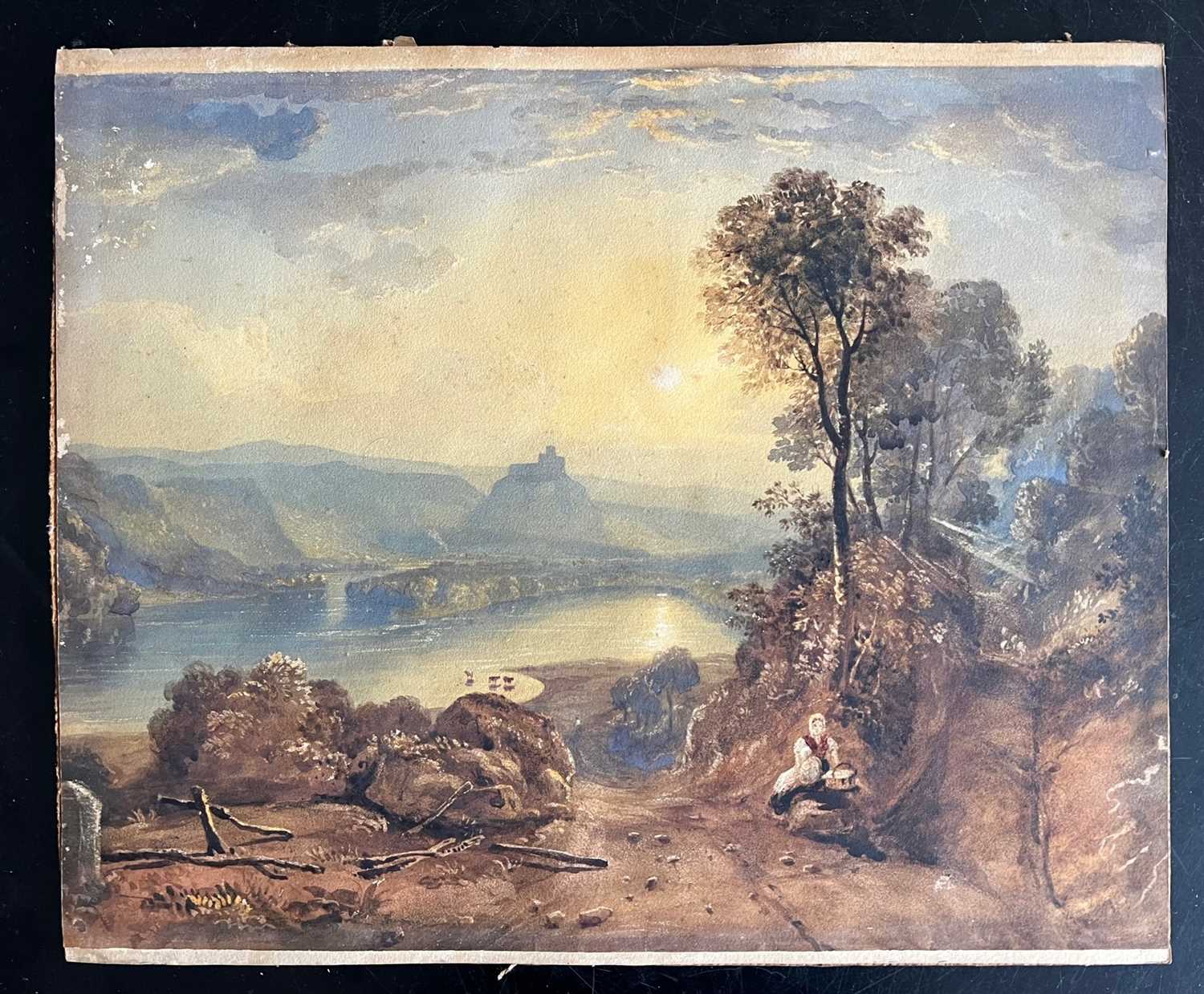 ONCE ATTRIBUTED TO J.M.W. TURNER: A WATERCOLOUR OF LAKE AVERNUS - Bild 17 aus 19
