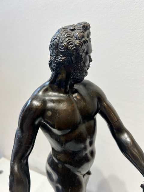 AN 18TH / 19TH CENTURY BRONZE FIGURE OF MARS AFTER GIAMBOLOGNA (ITALIAN, 1529-1608) - Image 7 of 13