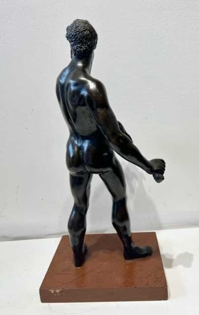 AN 18TH / 19TH CENTURY BRONZE FIGURE OF MARS AFTER GIAMBOLOGNA (ITALIAN, 1529-1608) - Image 3 of 13