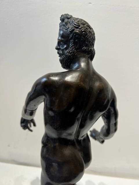 AN 18TH / 19TH CENTURY BRONZE FIGURE OF MARS AFTER GIAMBOLOGNA (ITALIAN, 1529-1608) - Image 4 of 13