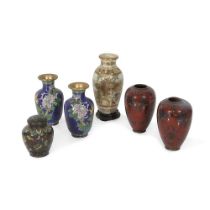 A COLLECTION OF SIX 19TH AND 20TH CENTURY CHINESE MINIATURE VASES