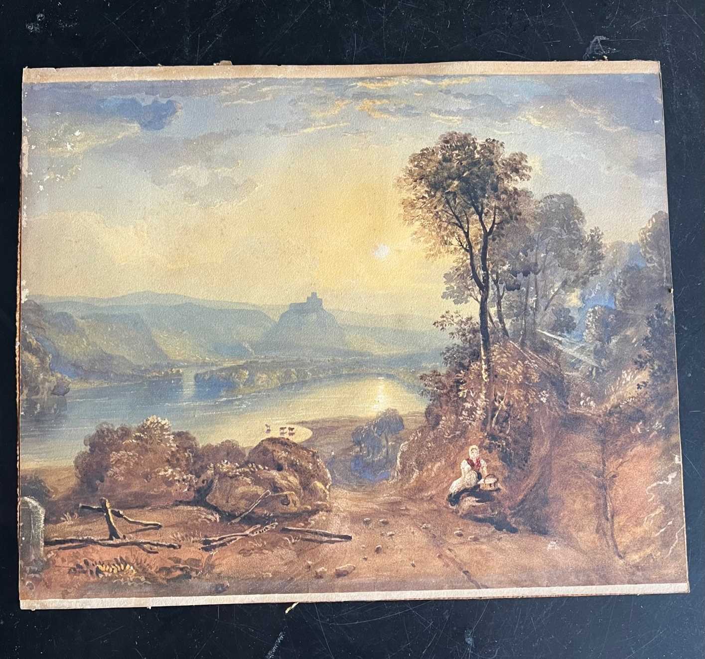 ONCE ATTRIBUTED TO J.M.W. TURNER: A WATERCOLOUR OF LAKE AVERNUS - Bild 8 aus 19