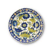 A 19TH CENTURY CANTAGALLI IZNIK STYLE DISH