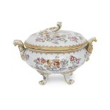 A SAMSON PORCELAIN ARMORIAL TUREEN