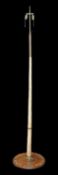 A NARWHAAL TUSK (MONODON MONOCEROS), EARLY 20TH CENTURY, MOUNTED AS A FLOORSTANDING LAMP