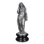 A MONUMENTAL SILVER FIGURE OF A MAIDEN, FRENCH, CIRCA 1840