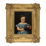ATTRIBUTED TO CHRISTOFFER WILHELM ECKERSBERG (DANISH, 1783-1853) : PORTRAIT OF A CHILD