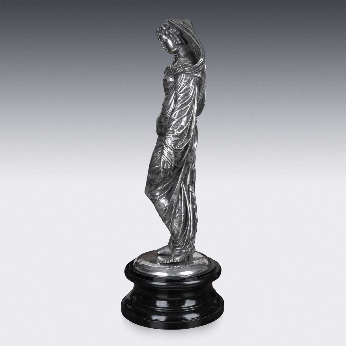 A MONUMENTAL SILVER FIGURE OF A MAIDEN, FRENCH, CIRCA 1840 - Image 4 of 31