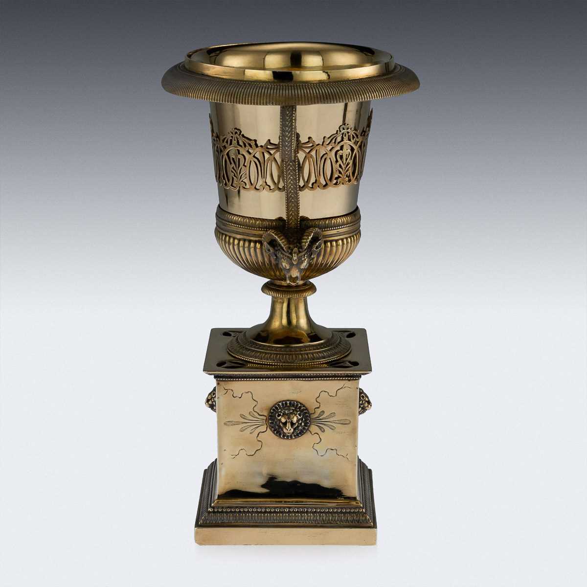 AN EARLY 19TH CENTURY SILVER GILT URN BY MARC JACQUART, PARIS - Image 2 of 19