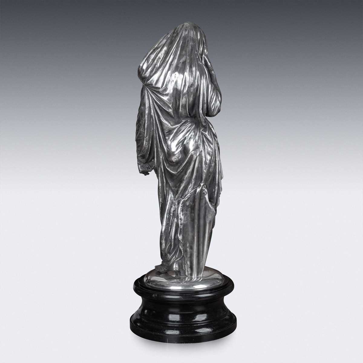 A MONUMENTAL SILVER FIGURE OF A MAIDEN, FRENCH, CIRCA 1840 - Image 2 of 31