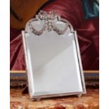 PUIFORCAT: A STERLING SILVER EARLY 20TH CENTURY DRESSING MIRROR, PARIS