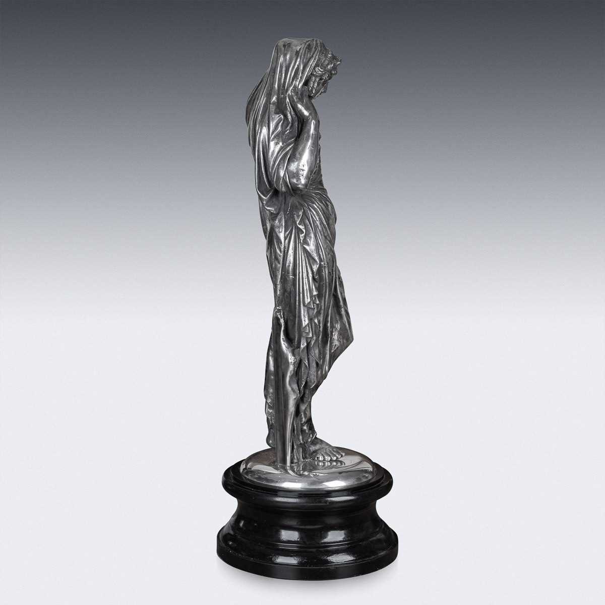 A MONUMENTAL SILVER FIGURE OF A MAIDEN, FRENCH, CIRCA 1840 - Image 3 of 31