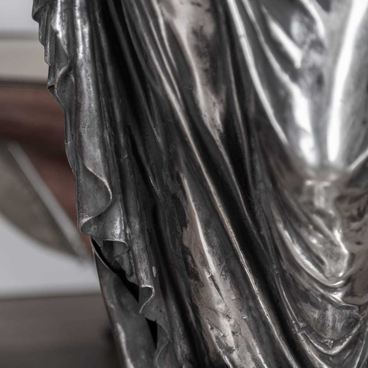 A MONUMENTAL SILVER FIGURE OF A MAIDEN, FRENCH, CIRCA 1840 - Image 6 of 31