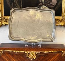 LIBERTY & CO.: A TUDRIC PEWTER TRAY, EARLY 20TH CENTURY